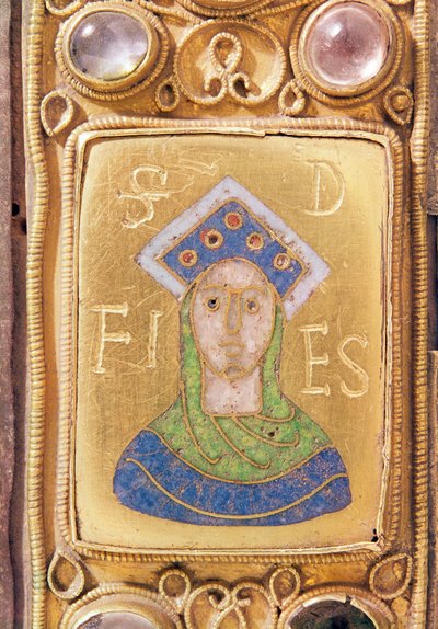 St. Foy (detail) by Frankish School
